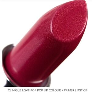 NEW Clinique Pop Colour Lipstick and Primer in the color LOVE POP
